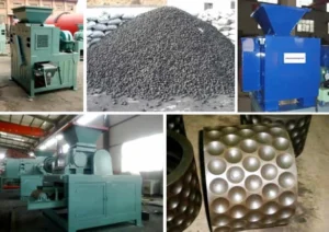 Ore briquette machine roller