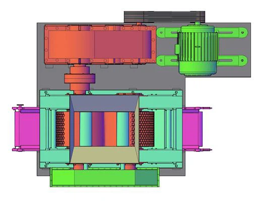 briquette press machine design