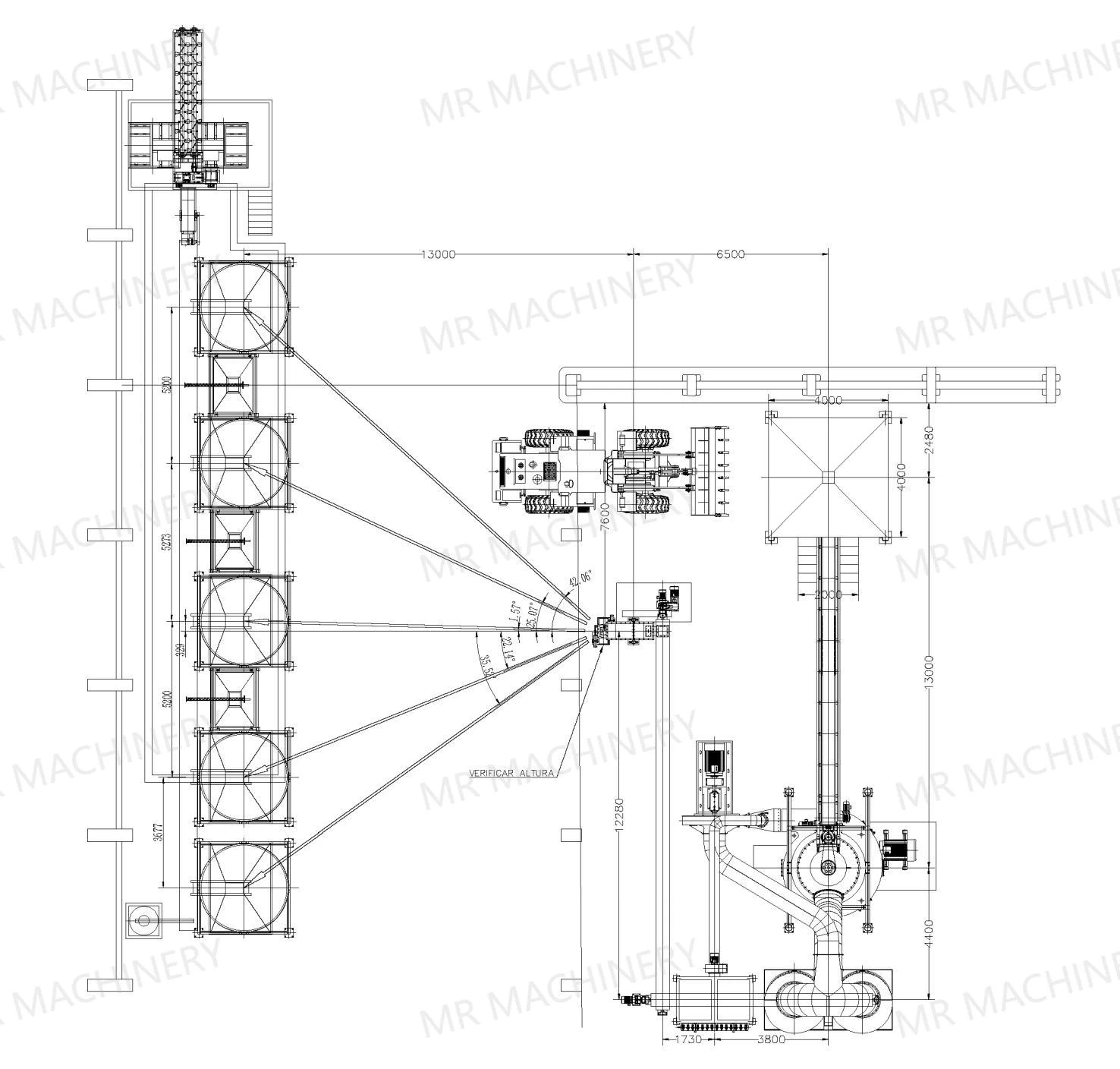 fertilizer grinding plant drawing