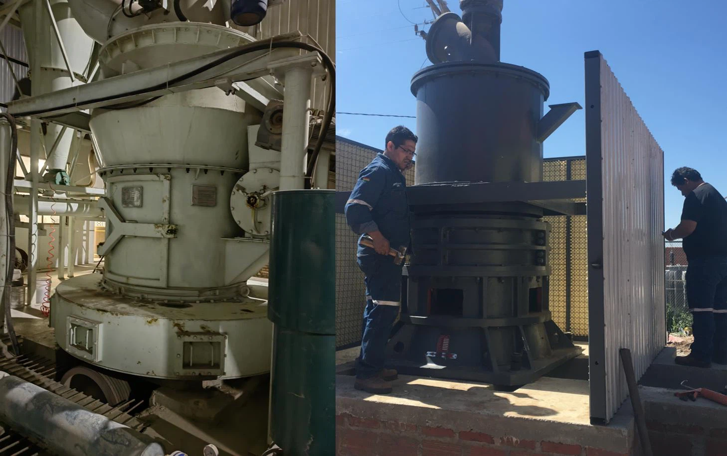 Raymond mill & Ultrafine mill Working temperature comparison